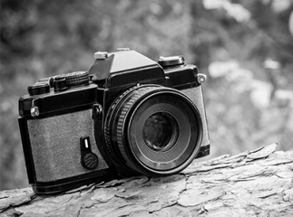 appareil noir et blanc